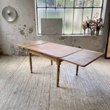 Walnut farmhouse table + extensions