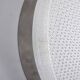 Vintage 70s metal and plastic ceiling lamp, Italian design
