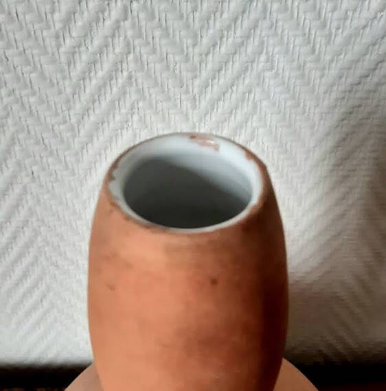 Vase gourde en terre-cuite émaillée style antique