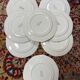 Set of 8 dessert plates Digoin & Sarreguemines Nanteuil