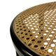 Set of four vintage bar stools - webbing Italian design