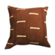 Housse de coussin bogolan terracota