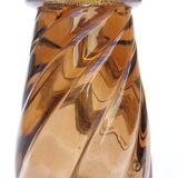 Murano glass lamp with gold glitter