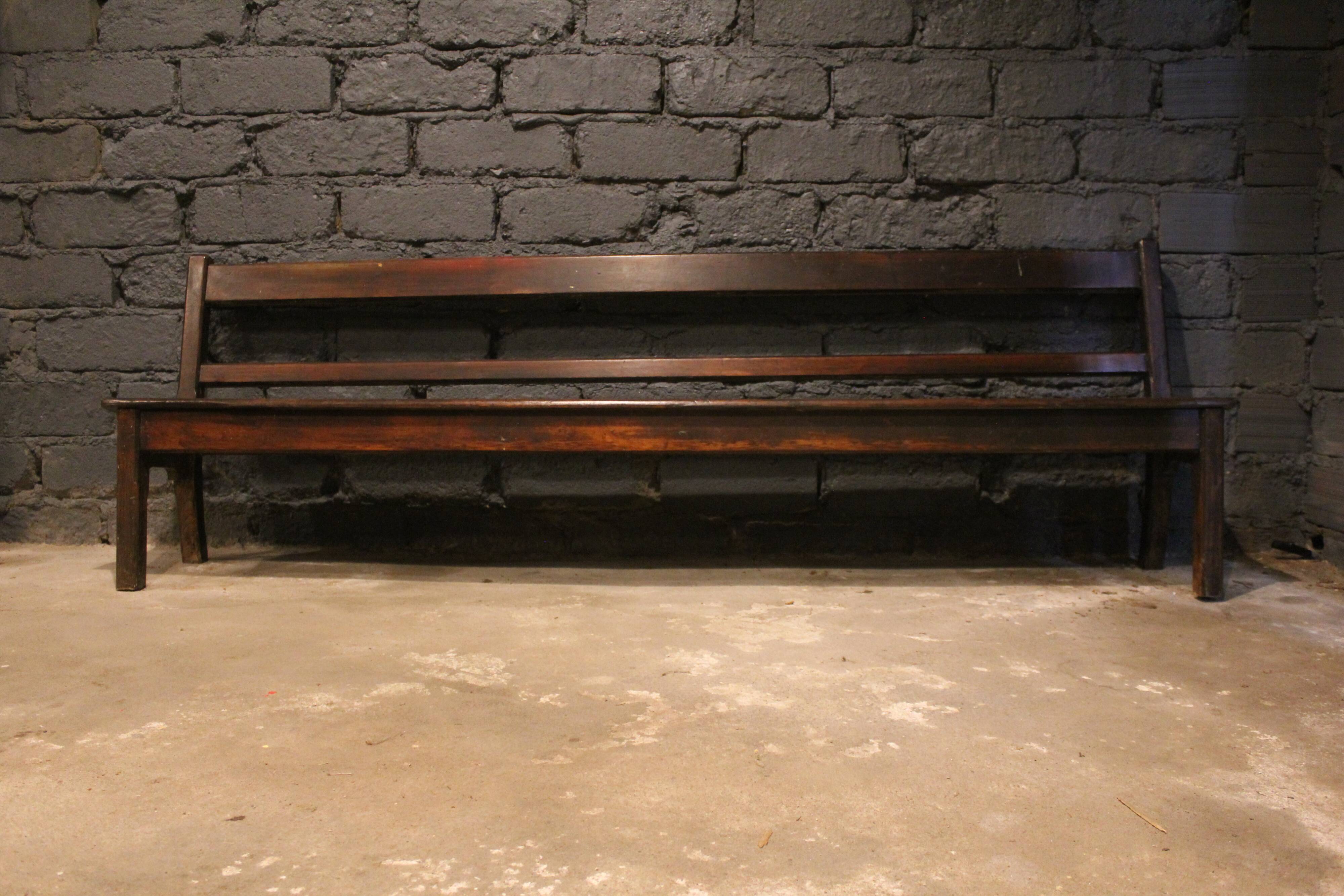 Pair of monastery benches