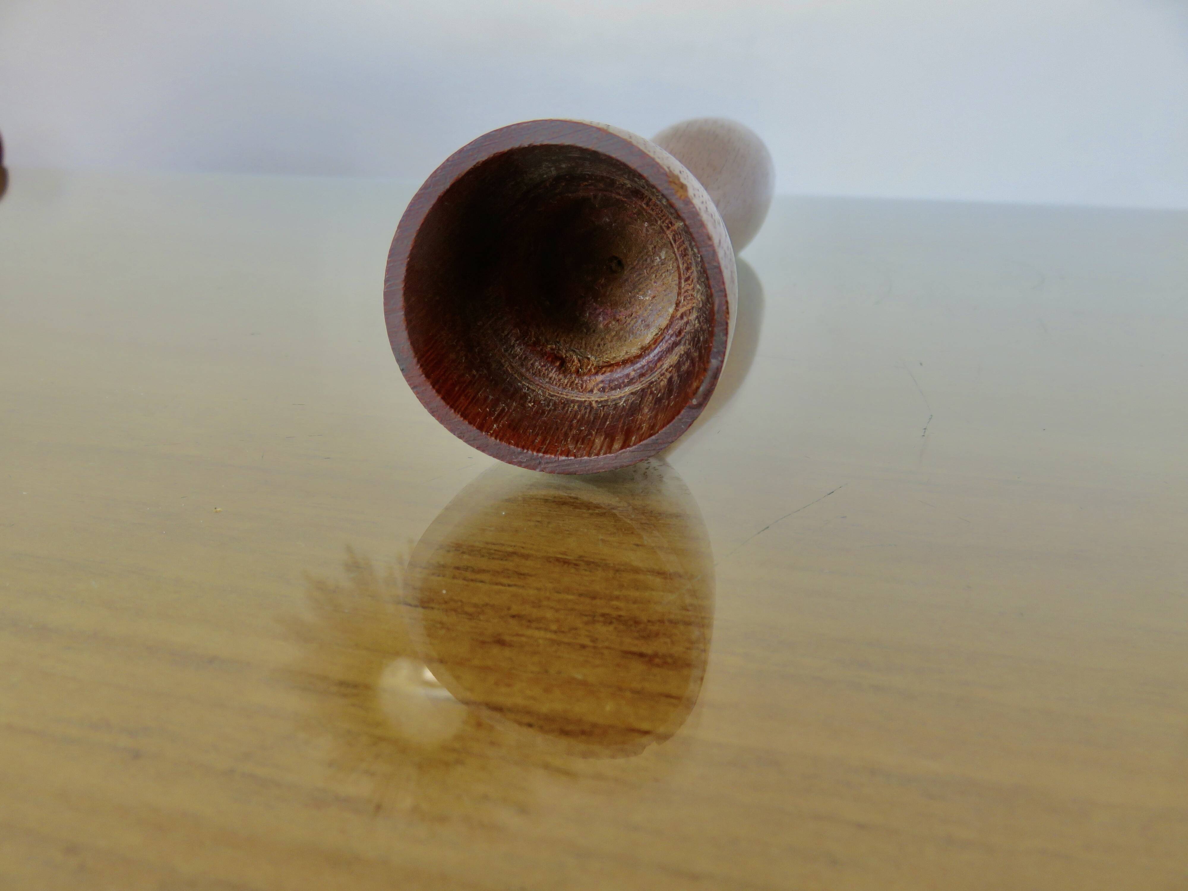 Scandinavian teak candle holder, 60s-70s, Denmark