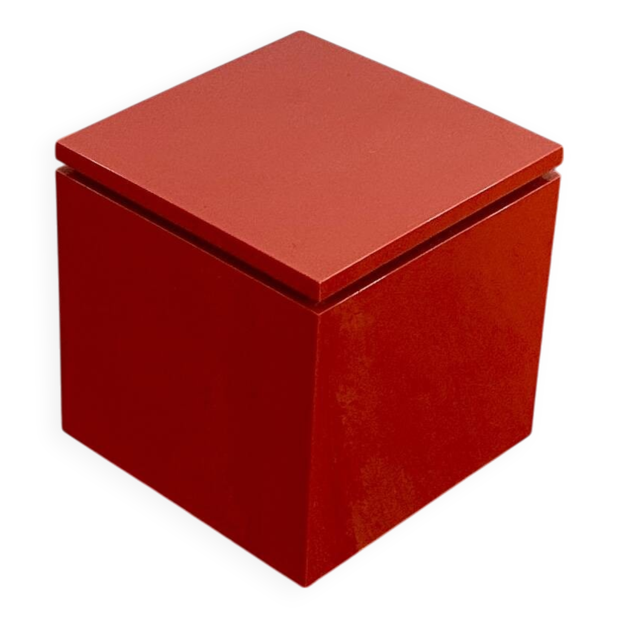 Cini & nils lamp – iconic opi milano design - model: cuboluce red