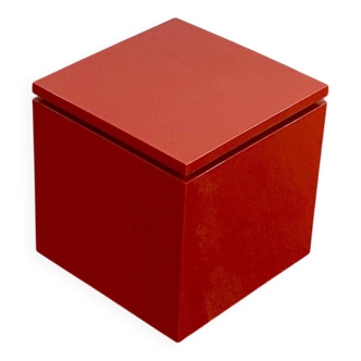 Lampe cini & nils – design iconique opi milano - modèle : cuboluce rouge