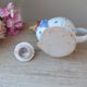 Madame Goose Stoneware Teapot with Umbrella and Bonnet