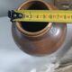 Brown vase signed Barotte