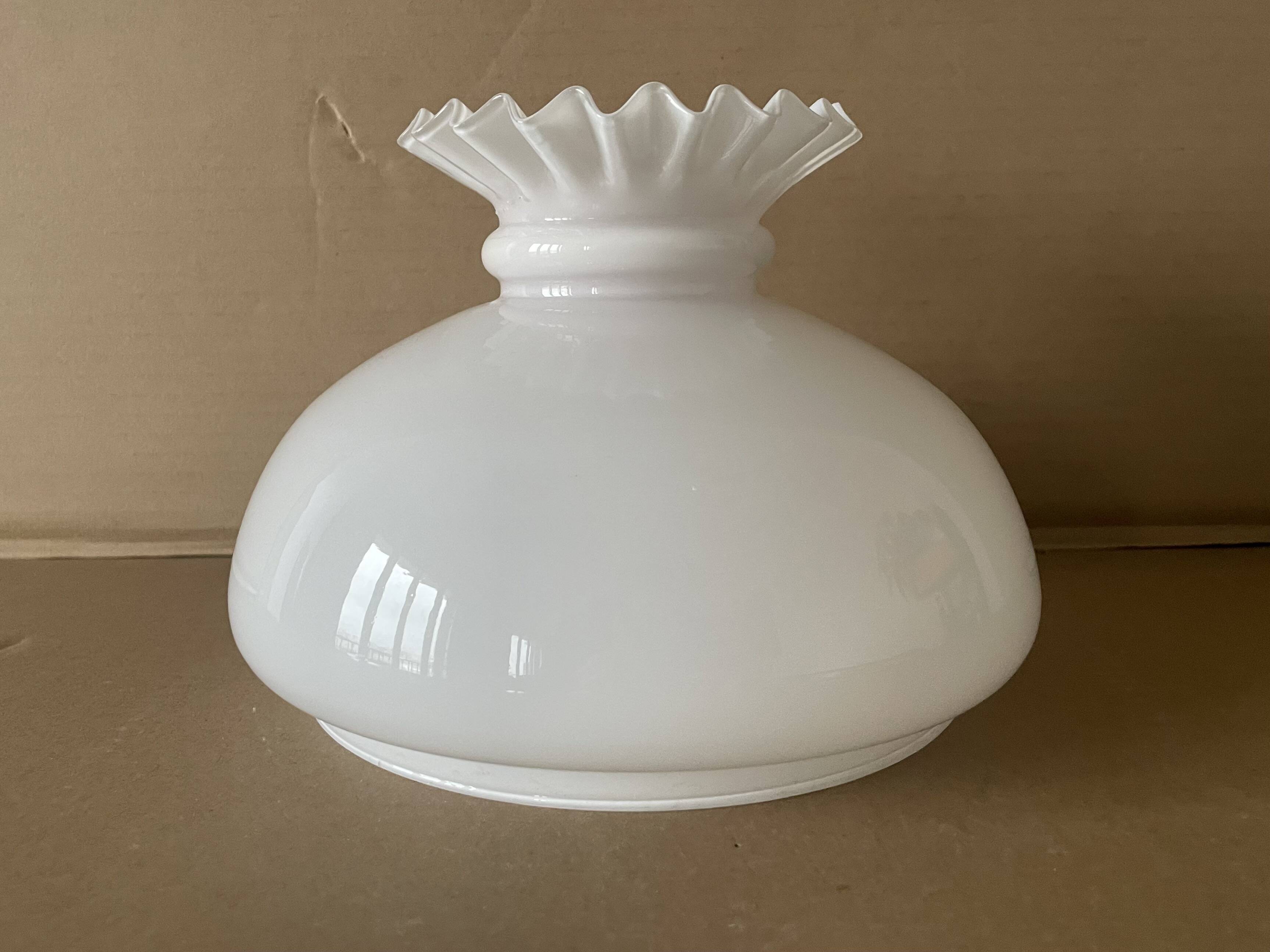 Antique opaline lampshade