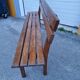 Exotic solid wood church pew 1970