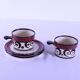 2 tasses et 2 coupelles Saint Jean de Bretagne