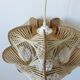 Scandinavian suspension wire and wood 60s 70s