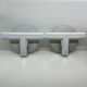Pair of oti wall lights flos — afra & tobia scarpa — italian design 1970s