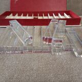 12 Baccarat crystal knife holders