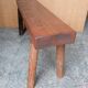 Bench 101 cm old patinated solid wood