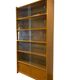 Étagère/vitrine/meuble de collection vintage en bois peu profond