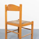 Italian Modern architectural pair of chairs, 1960’s