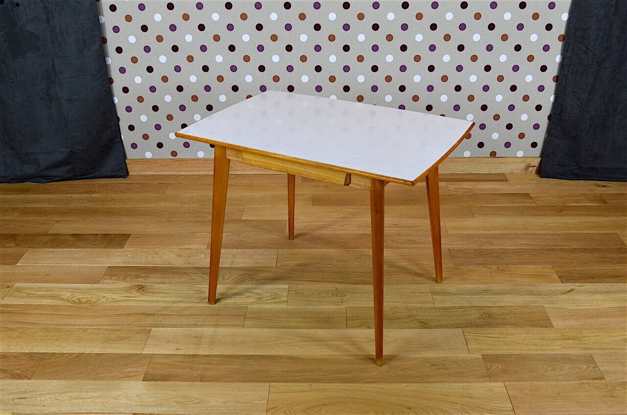 Desk formica feet compass 1960