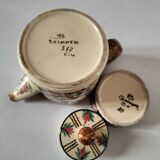 HB Quimper teapot and sugar bowl set