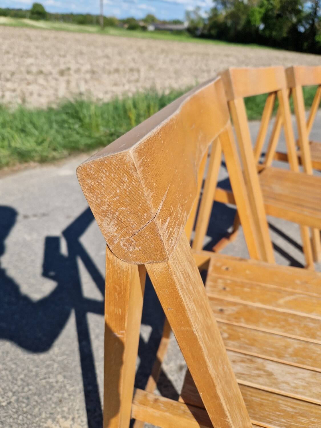 Set of 4 Vintage Folding Chairs