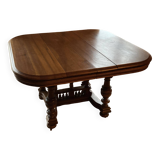 19th century table, solid wood