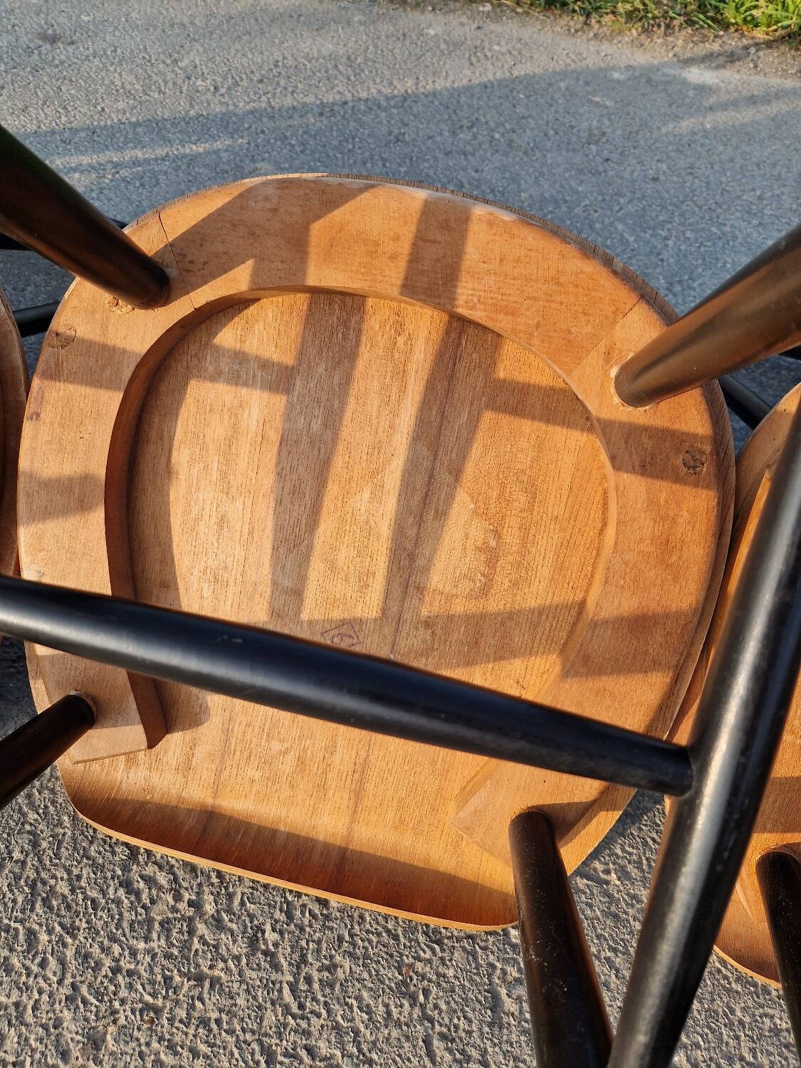 Set of 6 Fannett Scandinavian chairs by Ilmari Tapiovaara 1960.