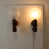 Mid-century wall lamps by pokrok zilina, 1970's
