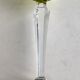 Set of six Val Saint Lambert crystal wine glasses