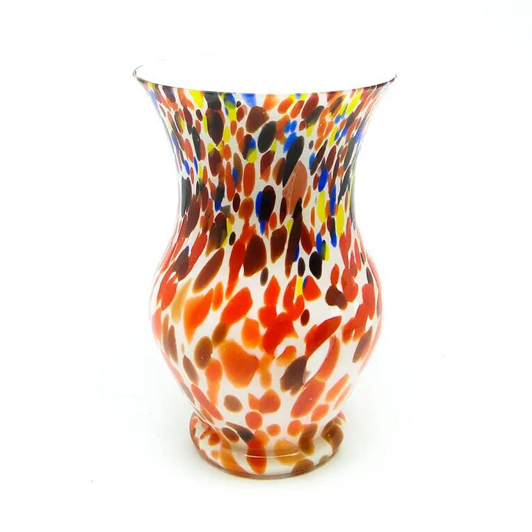 Murano vase, mid-century modern, glass, Italy, 1950s