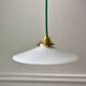 Suspension in smooth opaline green thread early twentieth century
