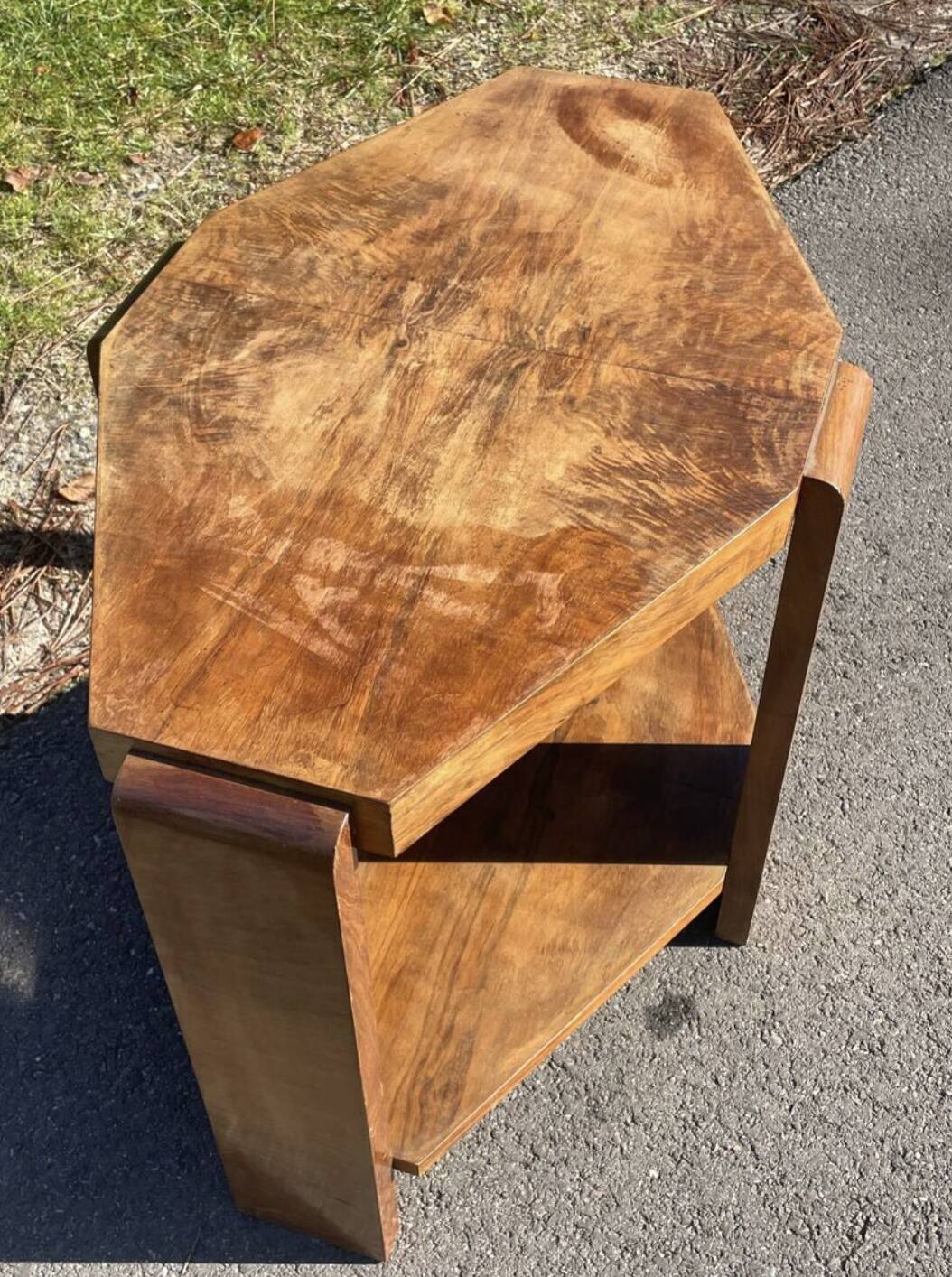 Art Deco wooden coffee table