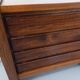 Meuble de rangement commode vintage Maison Regain en orme massif des années 80