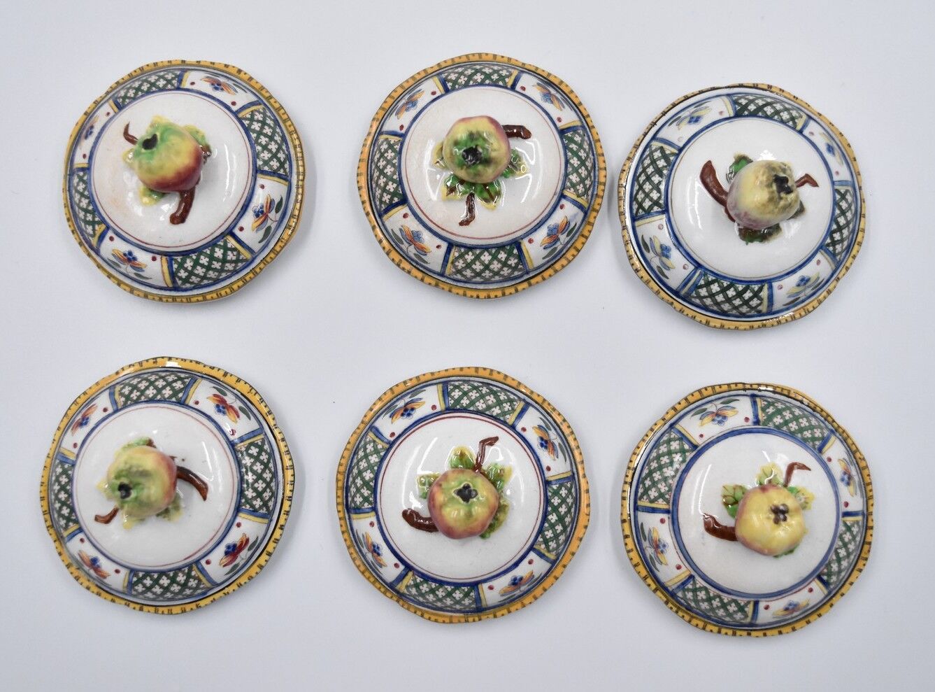 Service a cream Sarreguemines montmorency uc 6 pots 1 tray