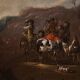 Flemish painting from the 17th century, hunting scene