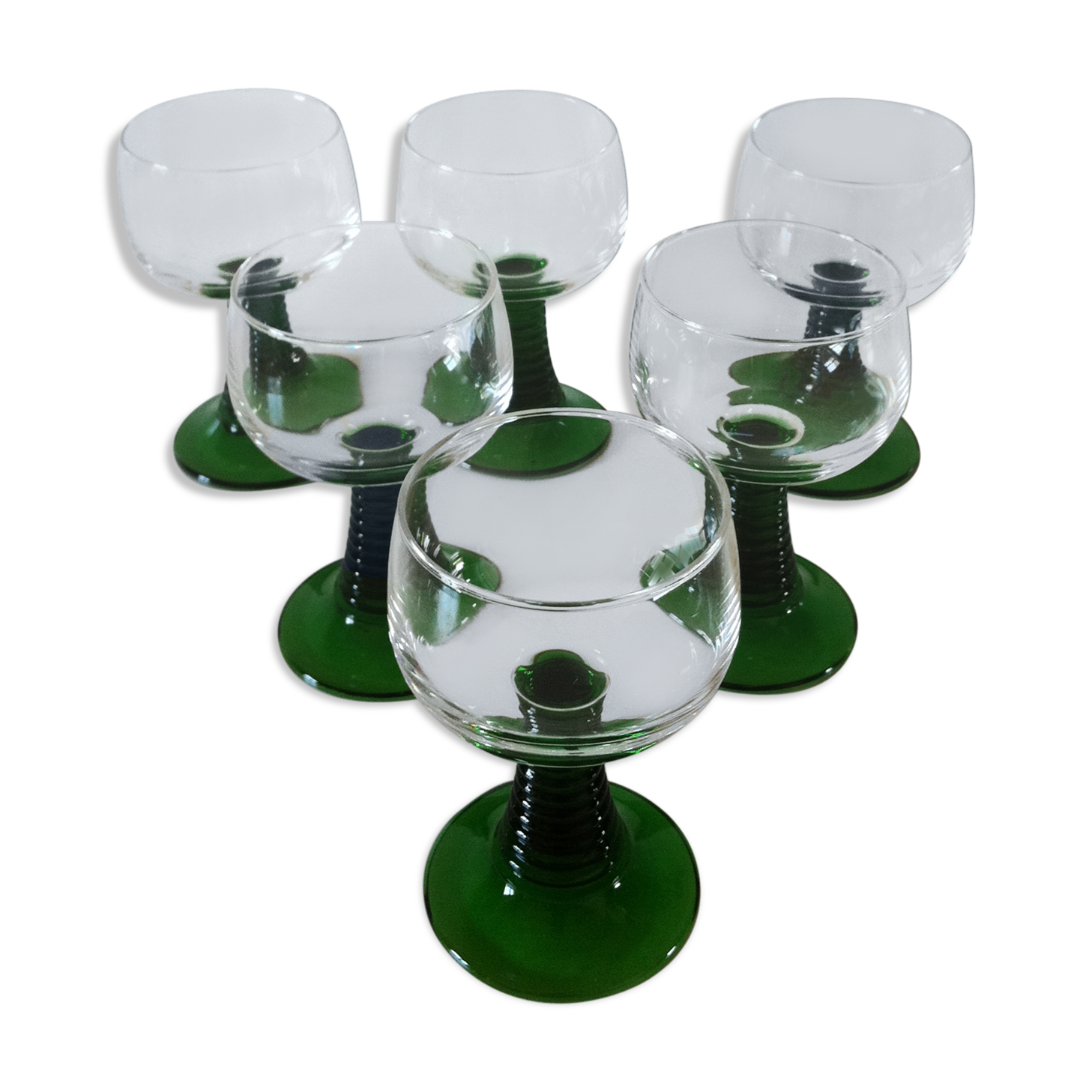 Vintage Alsace wine glasses
