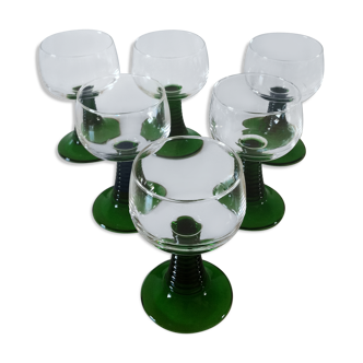 Vintage Alsace wine glasses