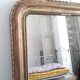 Mirror Louis Philippe patina of origin with its gold leaf