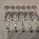 11 silver-plated metal ice cream scoops, Christofle silversmith, Albi pattern, 13.2cm