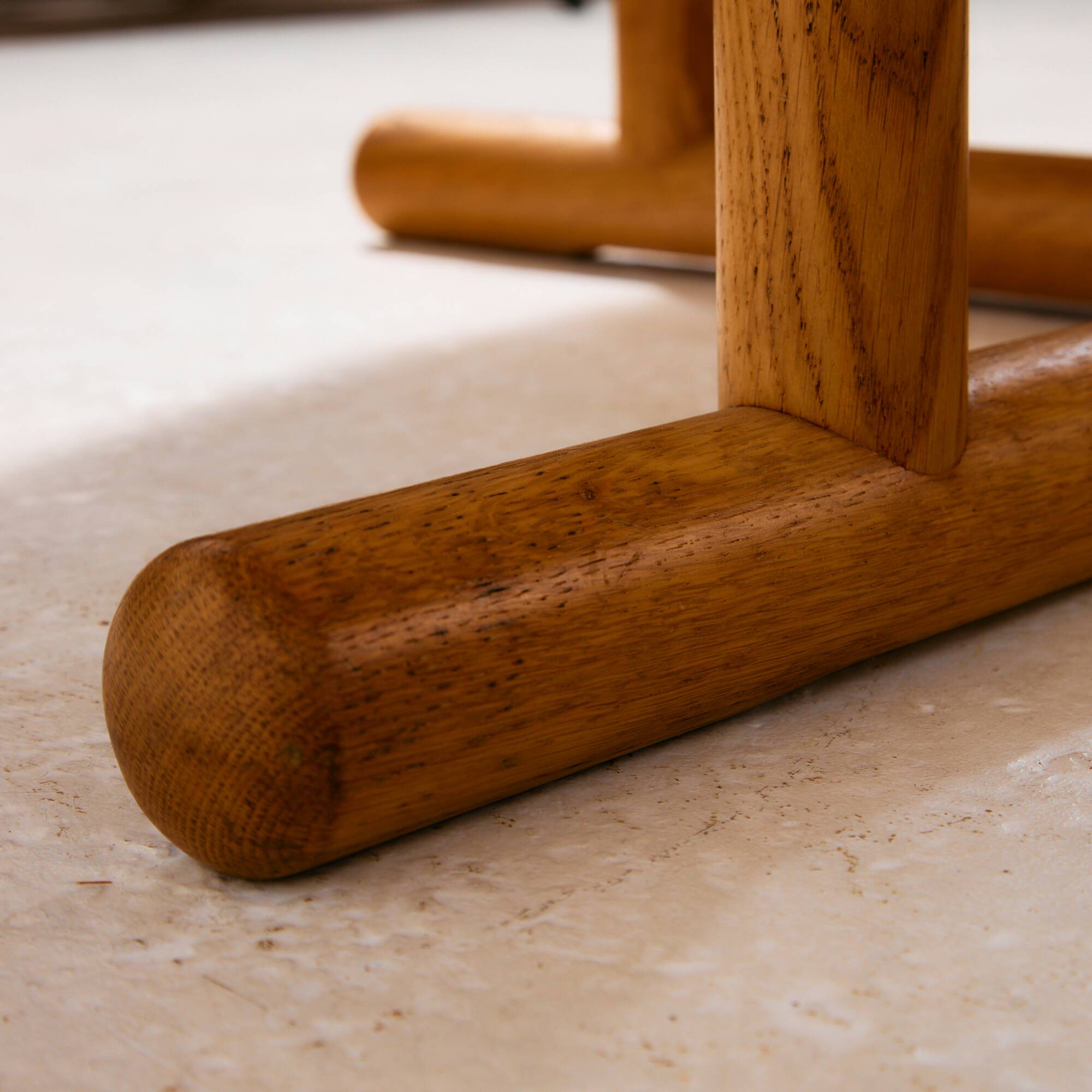 MK10633 Restored oak dining table by Kurt Østervig for Jason Møbler