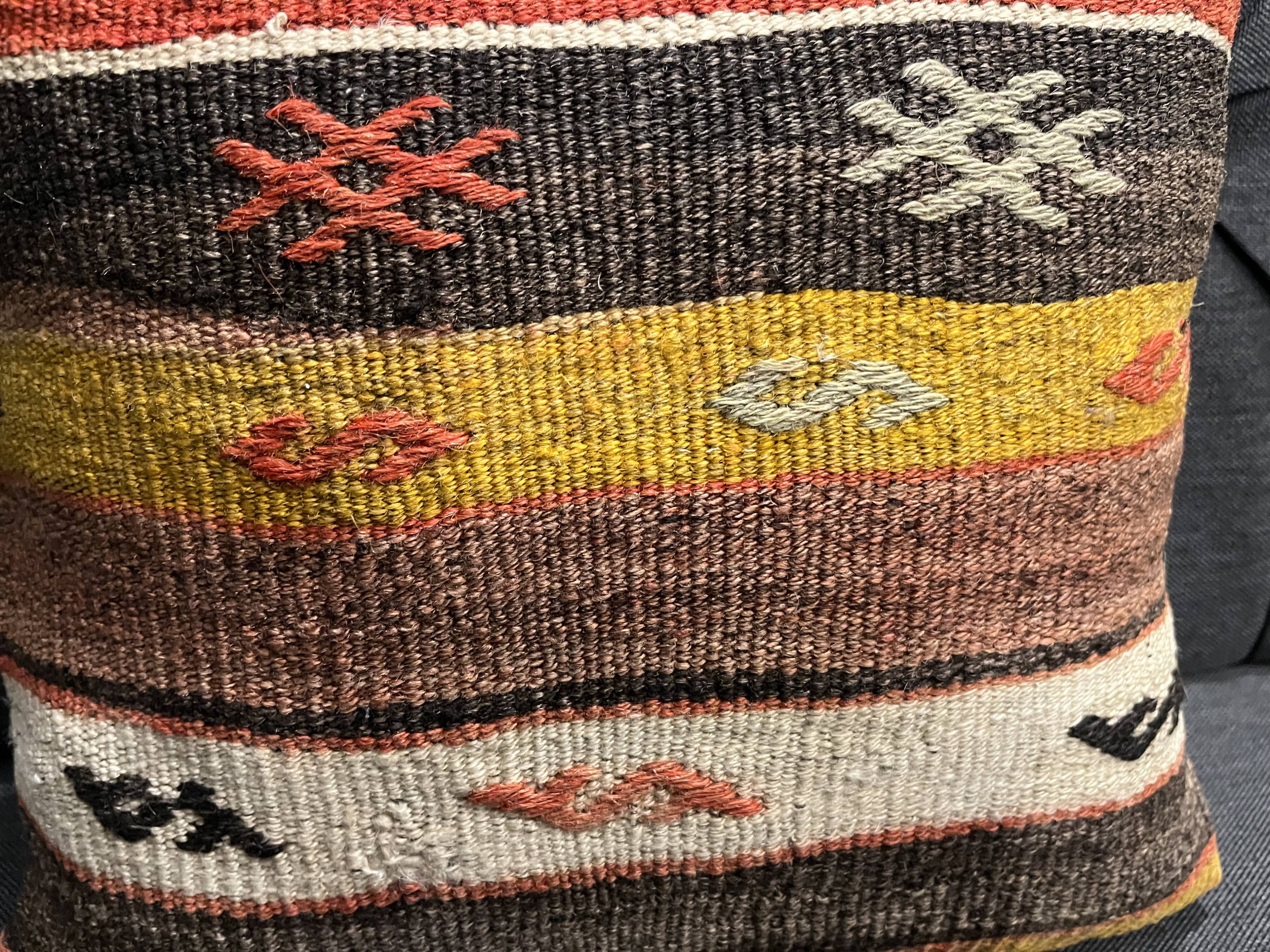 Coussin Kilim fait main