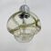 Large Mazzega glass hanging lamp, 1970s, Italy