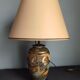 Old Japanese table lamp with Satsuma decoration.