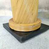 Vintage rattan column