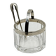 Arnolfo Di Cambio Vintage Ice Bucket in Crystal and Metal, 1980s