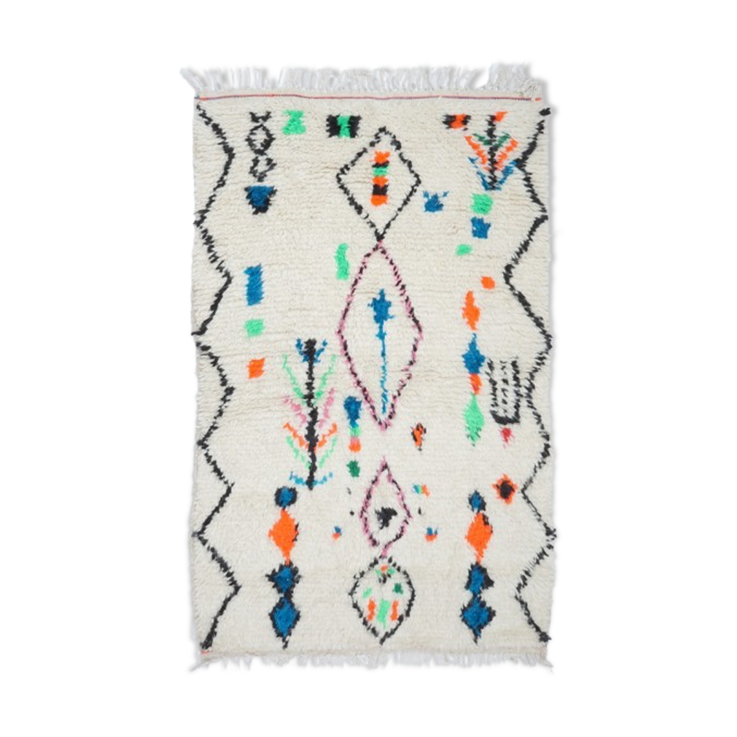 Colorful Berber Carpet 151x92cm