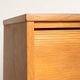 Kinnarps Oak Tambour Document Cabinet, Sweden