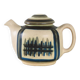 Stoneware teapot, Danish design, 1960s, manufactured by Okela