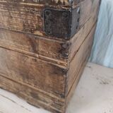 Old wooden workshop box