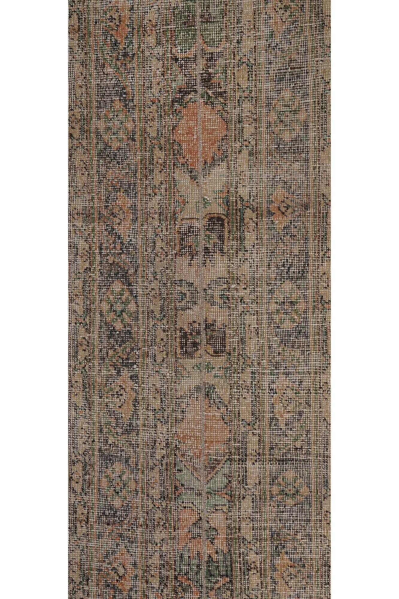 Tapis de couloir turc vintage 59x674 cm